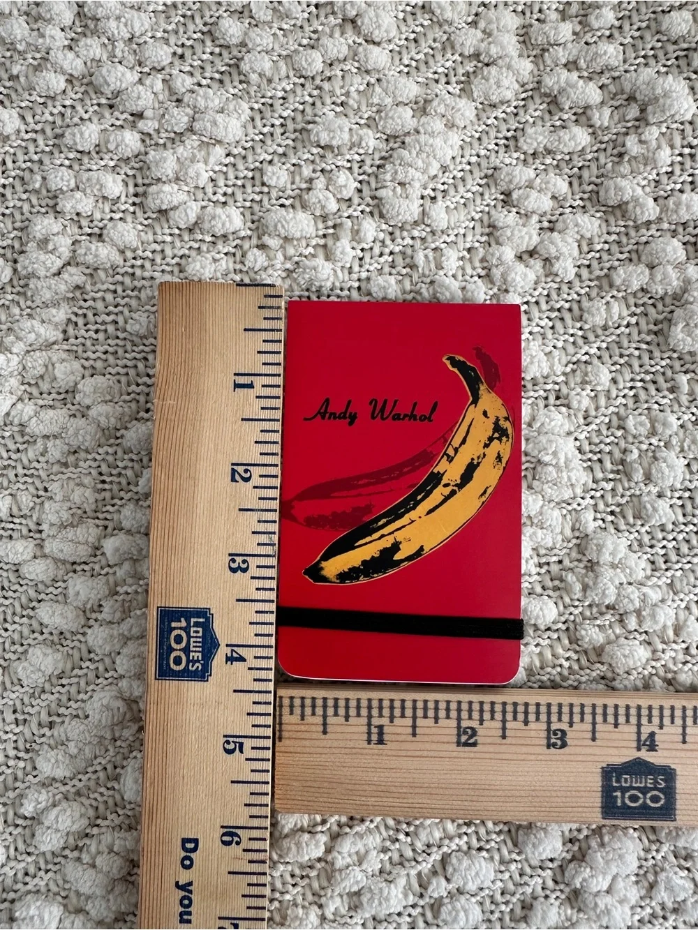 Andy Warhol Banana Pocket Journal Notepad Mini Memo Pad Pop Art